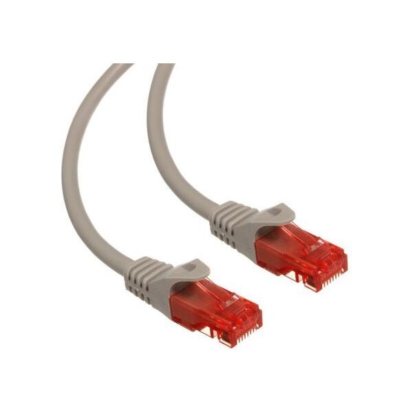 Maclean RJ-45/RJ-45, kat.6, U/UTP, szary, 3m (MCTV-303S) 1422491 5902211106074