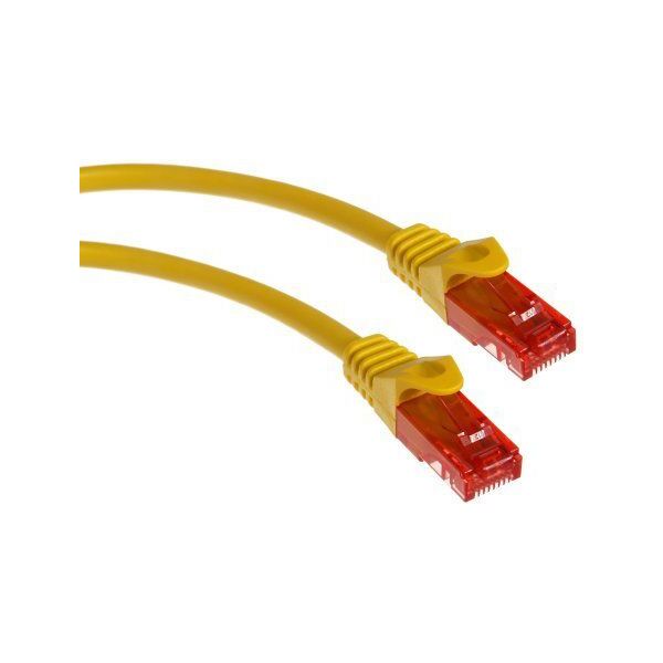 Maclean RJ-45/RJ-45, kat.6, U/UTP, żółty, 3m (MCTV-303Y) 1422492 5902211106104