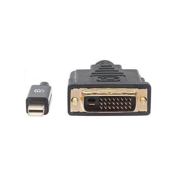 Kabel Manhattan DisplayPort Mini - DVI-D 1.8m czarny (152150) 1422904 766623152150
