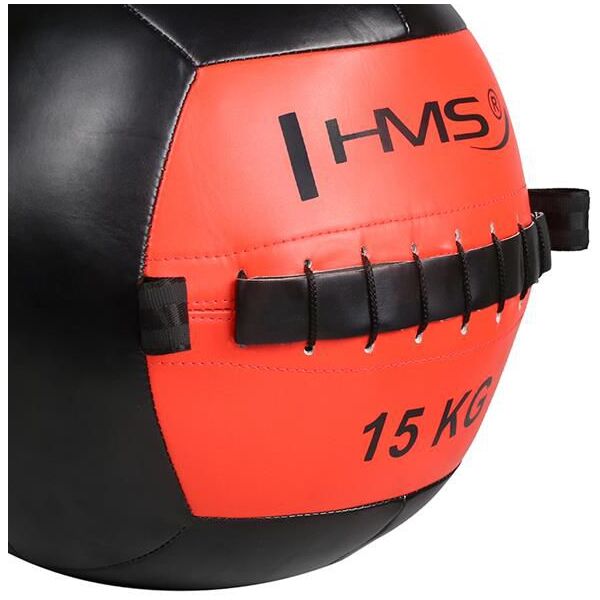 HMS Piłka do ćwiczeń Wall Ball 15kg czerwona (17-41-030) 1429189 5907695518320