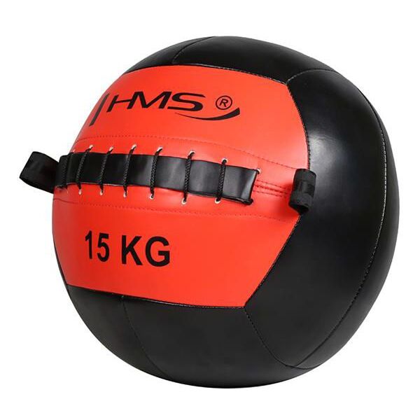 HMS Piłka do ćwiczeń Wall Ball 15kg czerwona (17-41-030) 1429189 5907695518320