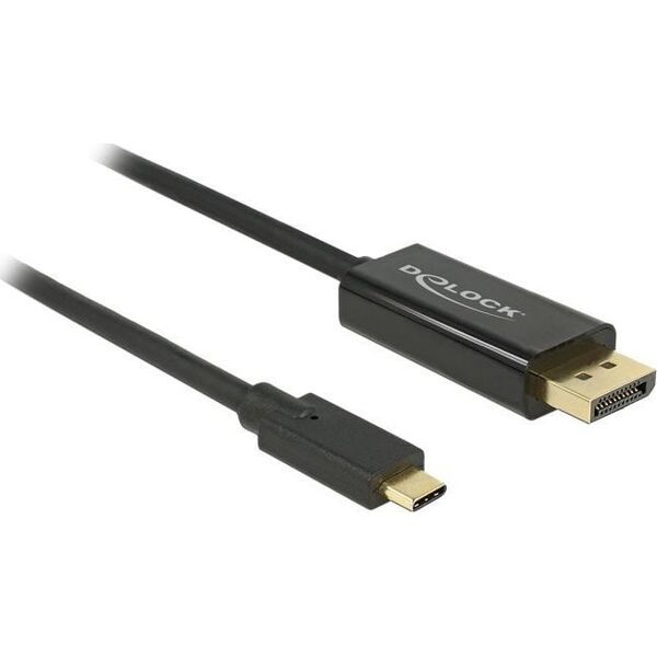 Kabel USB Delock USB-C - DisplayPort 3 m Czarny (85257) 1437037 4043619852574