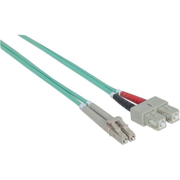 Intellinet Network Solutions Patchcord Światłowodowy, LC-SC, 2m, 50/125, OM3 wielomodowy (302716) 1457092 8057685302716