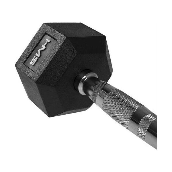 HMS hantel Hex Pro gumowany 1 x 27.5 kg 1470391 5906727001489