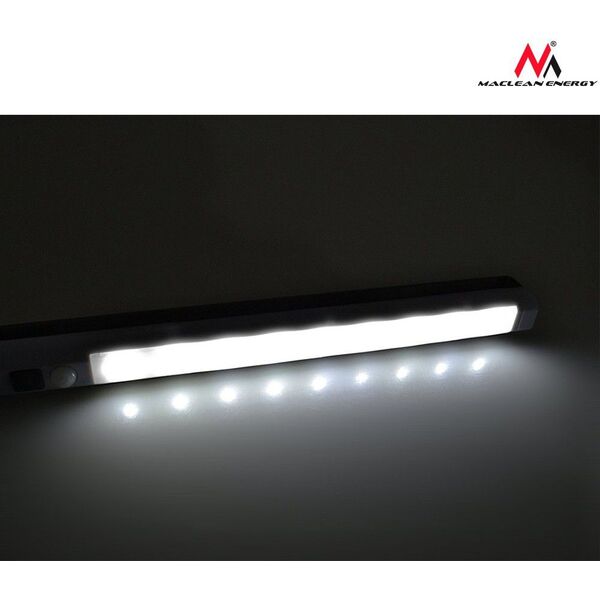 Maclean Lampa kuchenna podszafkowa 9 SMD, pir on/off (MCE166) 1533605 5902211107002