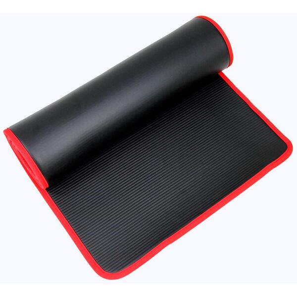 Adidas Mata treningowa ADMT-12235 183 cm x 61 cm x 1 cm czarno-czerwony 1536402 885652000789