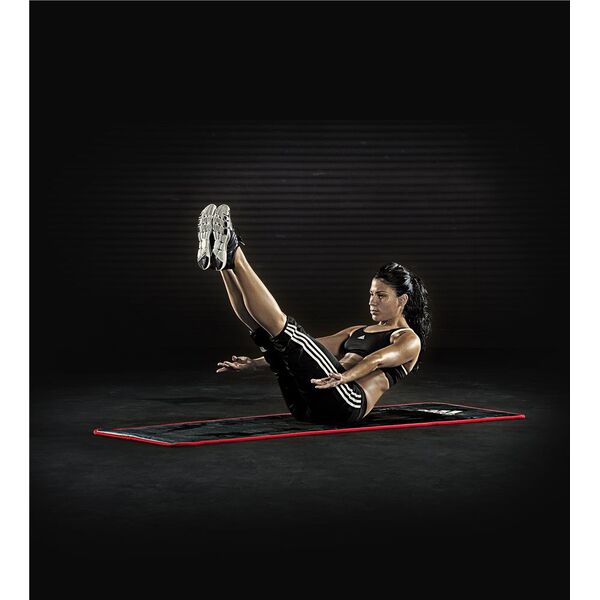 Adidas Mata treningowa ADMT-12235 183 cm x 61 cm x 1 cm czarno-czerwony 1536402 885652000789