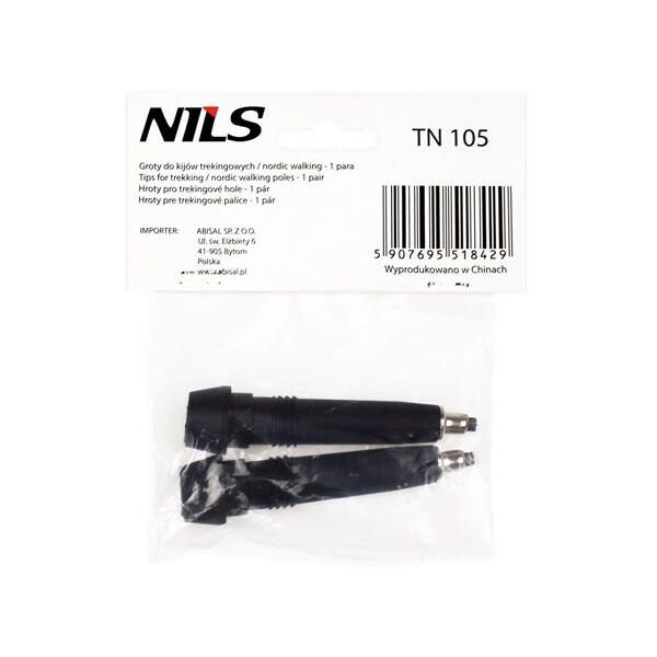 Nils Extreme Końcówki TN105 czarne 2 szt. (25-30-010) 1549294 5907695518429