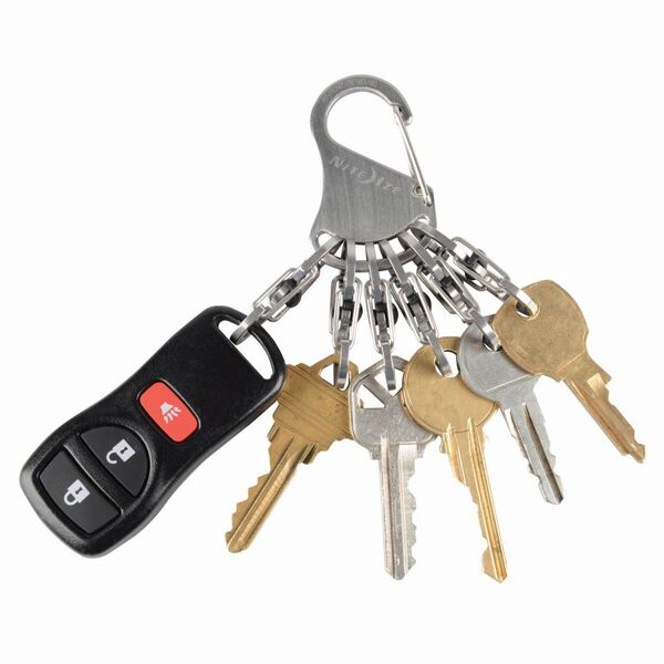 Nite Ize KeyRack + 6x micro karabińczyk stal nierdzewna (KLK-11-R3) 1682653 94664028272