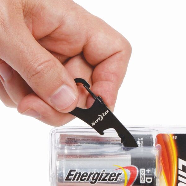 Breloczek Nite Ize Micro tool ClipKey stal nierdzewna czarny (KMTCK-01-R3) 1682677 94664034945