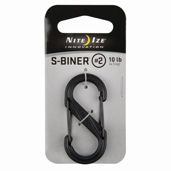 Nite Ize Karabińczyk S-Biner Dual #2 plastik czarny (SBP2-03-01BG) 1682942 94664010970
