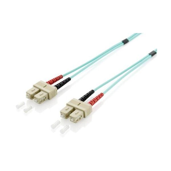 Equip Patchcord światłowodowy SC - SC Multimode Duplex OM3, 20,255328 1717206 4015867162453