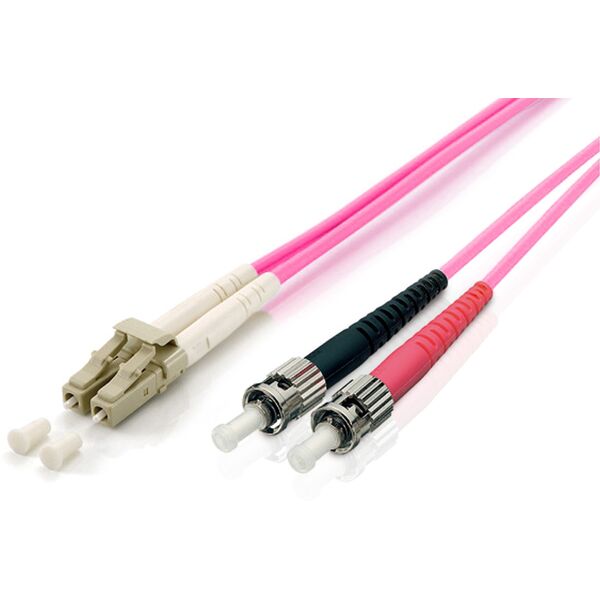 Equip Patchcord światłowodowy LC - ST Multimode Duplex OM4, 1m (255541) 1724483 4015867178966