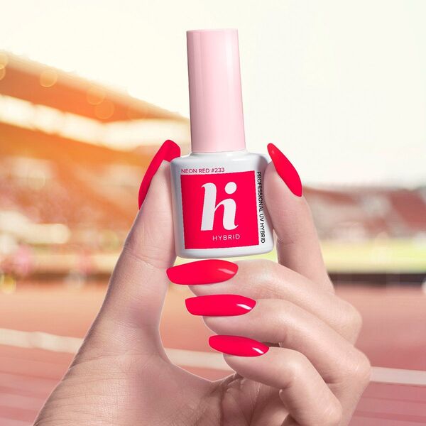 Hi Hybrid Lakier hybrydowy 233 Neon Red 5ml 1755526 5902751402049