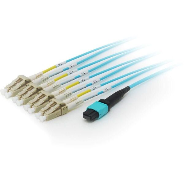 Equip Patchcord światłowodowy MTP - 4x LC, OM4, 3m (25556307) 1764187 4015867192511