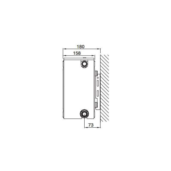 Caradon Grzejnik Compact C33 900 x 600mm 1776465 5414305538611