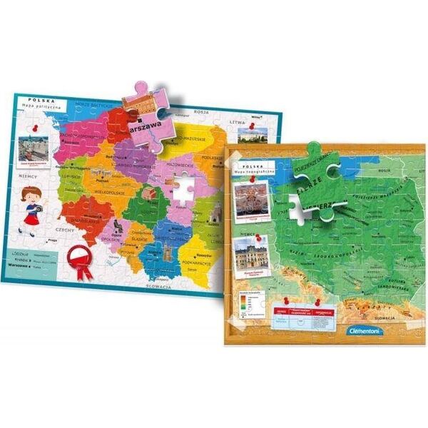 Clementoni Odkrywamy Polskę 1781217 8005125507764