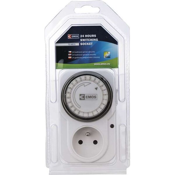 Emos Programator czasowy mechaniczny TS-MD3 (P5502) 1787205 8595025319739