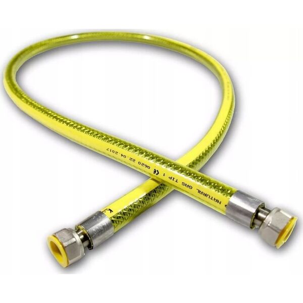 Mora PRZEWÓD GAZOWY oplot PVC F1/2-F1/2 L-1000 z dwiema obrotowymi nakrętkami 1791545 5903240759057