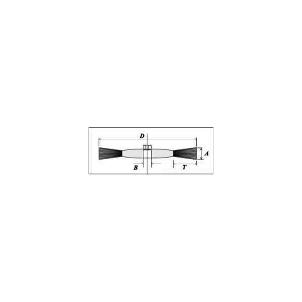 Szczotpol Szczotka tarczowa z nakrętką M14 śr. 110mm B46 3010027 5903792241475