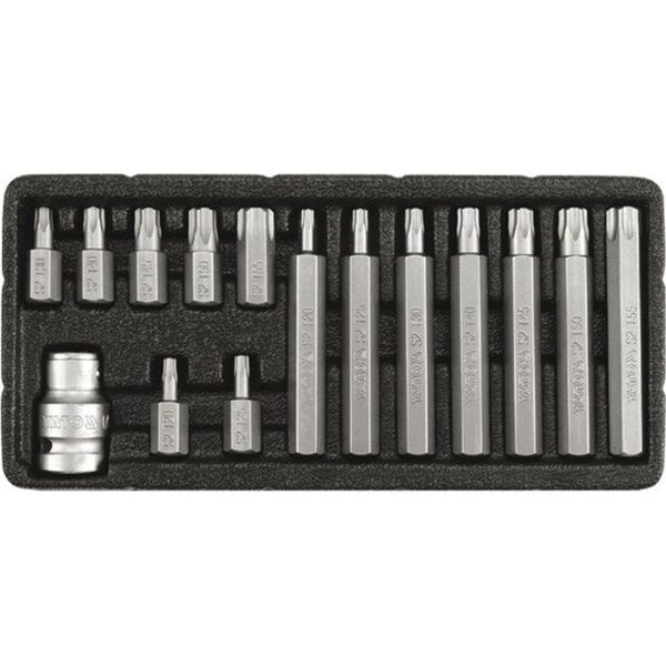 Yato Końcówki wkrętakowe Torx security T20-T55 15szt. (YT-0417) 3021585 5906083904172