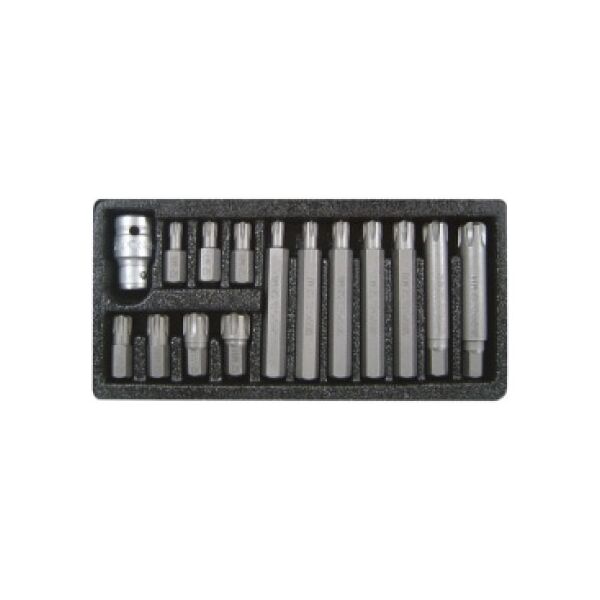 Yato Końcówki wkrętakowe Ribe M5-M14 15szt. (YT-0419) 3021587 5906083904196
