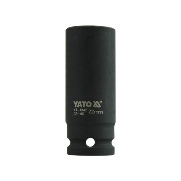 Yato Nasadka udarowa 6-kątna 1/2" 22mm długa (YT-1042) 3021780 5906083910425