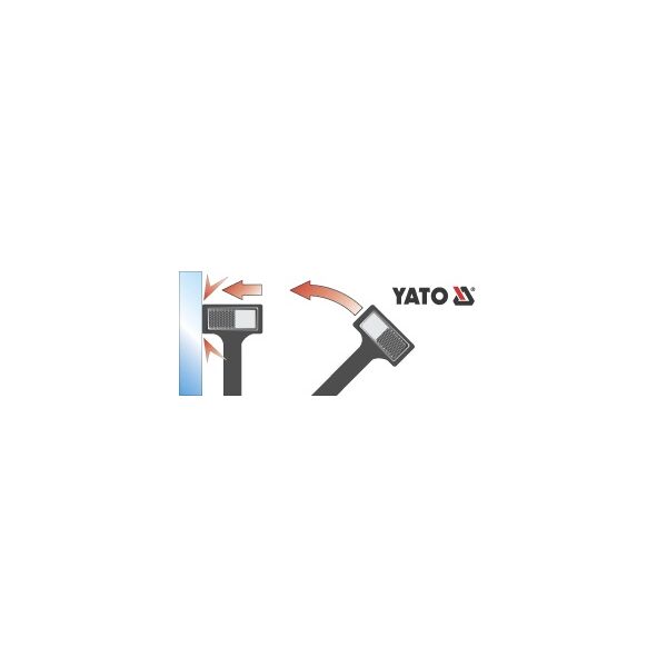 Yato Młotek bezodrzutowy rączka z tworzywa sztucznego 740g 300mm (YT-4620) 3022571 5906083946202