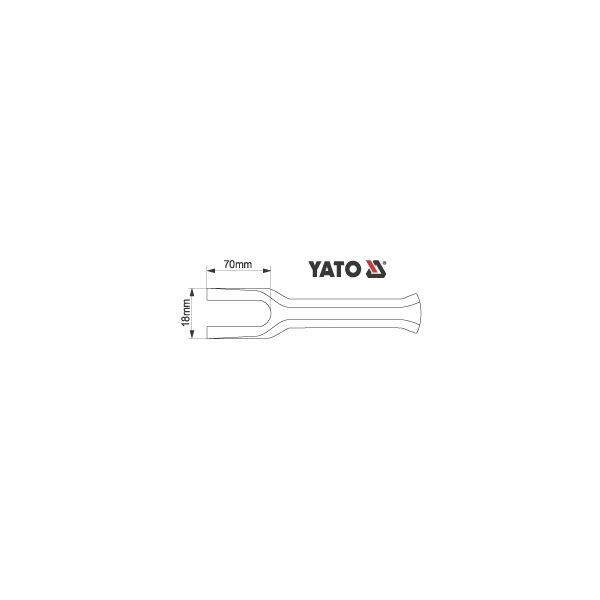 Yato Ściągacz do drążków kierowniczych 200mm 18x70mm (YT-0615) 3029596 5906083906152