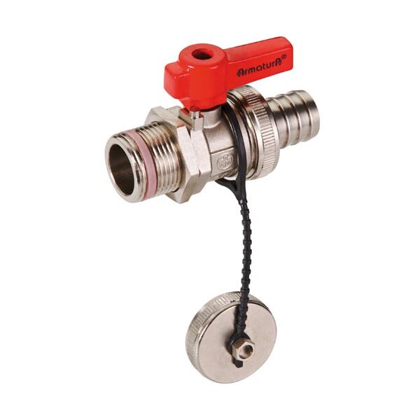 KFA Zawór kulowy spustowy ze złączka i zaślepką 3/4" 705-010-20 3036462 5907571700412