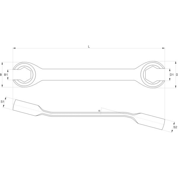 Yato Klucz płaski półotwarty 11x12mm YT-0136 3037907 5906083901362