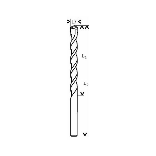 Wiertło Bosch do betonu walcowe 12mm  (2608597684) 3040585 3165140186964