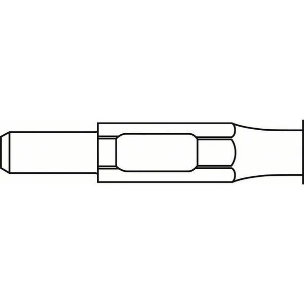 Bosch Szpicak z uchwytem sześciokątnym 30mm 400mm 2608690111 3042515 3165140426046