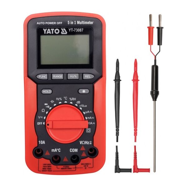 Yato Miernik elektryczny multimetr 5w1 (YT-73087) 3055936 5906083730870