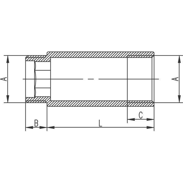 Ferro Przedłużka mosiężna 1/2" 25mm P25Z 3056082 5902194916684