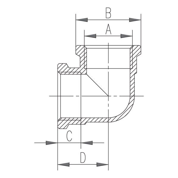 Ferro Kolanko mosiężne 1/2" K03Z 3059633 5902194913621