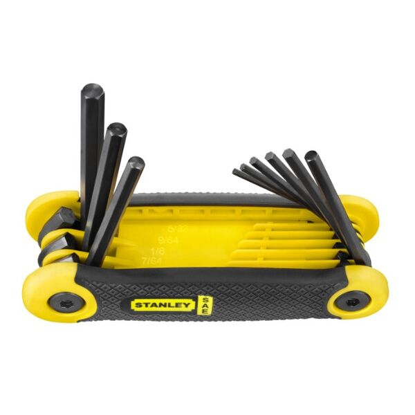 Stanley Zestaw kluczy imbusowych hex wielofunkcyjne 5/64-1/4" 9szt. (69-265) 3065505 3253562692658