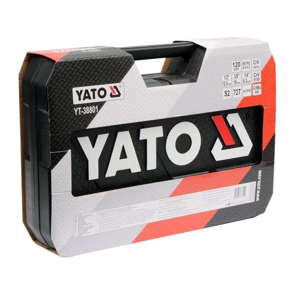 Zestaw narzędzi Yato 120 el. (YT-38801) 3070843 5906083388019