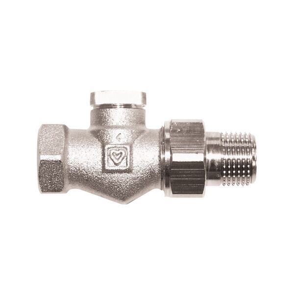 Herz Zawór grzejnikowy powrotny prosty 1/2" (1372341) 3074547 9004174300301