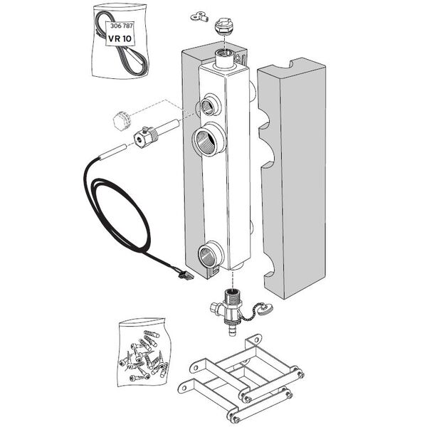 Vaillant Sprzęgło hydrauliczne WH 40 - 306720 3074673 4024074412824