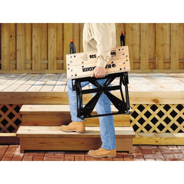 Black&Decker Stół warsztatowy Workmate o 2 wysokościach roboczych WM536 3094838 5011402100170