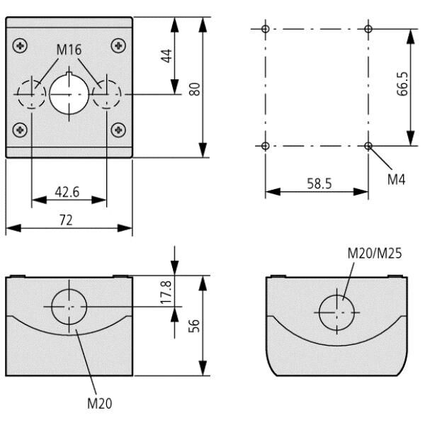 Eaton Obudowa M22-IY1 - 216536 3100681 4015082165369