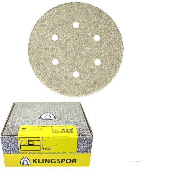 Klingspor Krążek ścierny samoprzyczepny 150mm gr.180 1szt. - 45546F 3101885 4014855055463