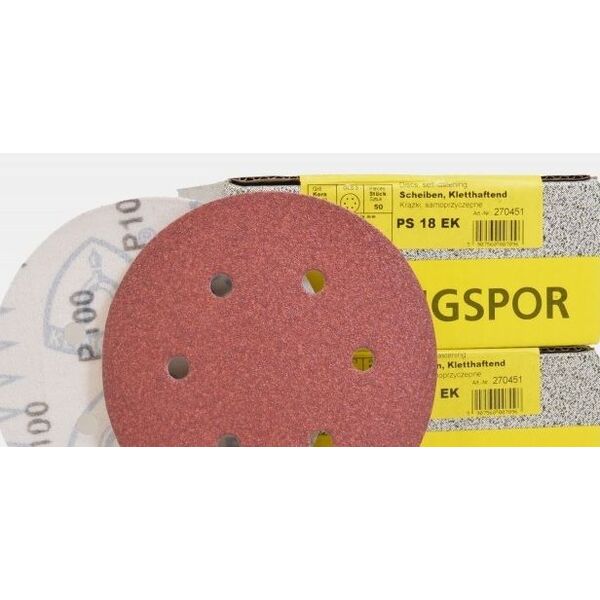 Klingspor Krążek ścierny samoprzyczepny 125mm gr.150 50szt. (270521) 3101903 5907560007300