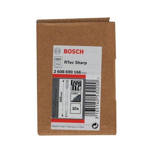 Bosch Dłuto wąskie SDS-Max 25x400mm RTEC SHARP LONGLIFE - 2608690166 3102293 3165140530200