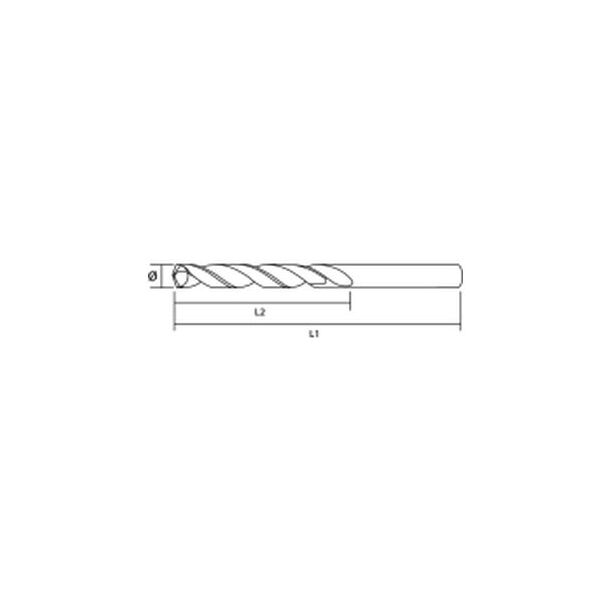 Wiertło Graphite tytanowe walcowe 12mm  (57H162) 3102353 5902062571625