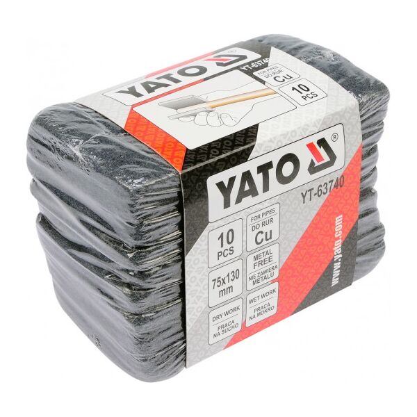 Yato Włóknina do czyszczenia rur miedzianych (YT-63740) 3106473 5906083637407