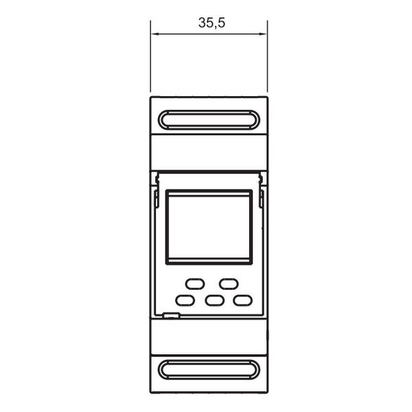 Zamel Programator czasowy 1-kanałowy tygodniowy Econo 230V AC ZCM-11E 3113881 5903669030065