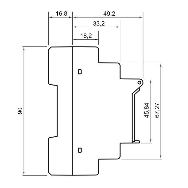 Zamel Programator czasowy 1-kanałowy tygodniowy Econo 230V AC ZCM-11E 3113881 5903669030065