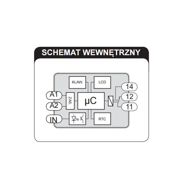 Zamel Programator czasowy 1-kanałowy tygodniowy 230V AC (ZCM-31) 3113883 5903669008033
